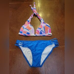 Gianni Bini Multicolor Bikini Set